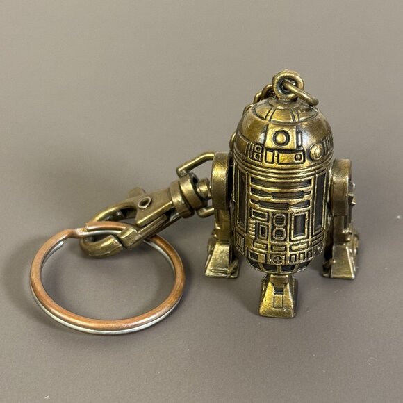 Vintage 1995 Star Wars Artoo-Detoo R2-D2 Die Cast Metal Keychain LFL Item #3310 - Picture 1 of 8